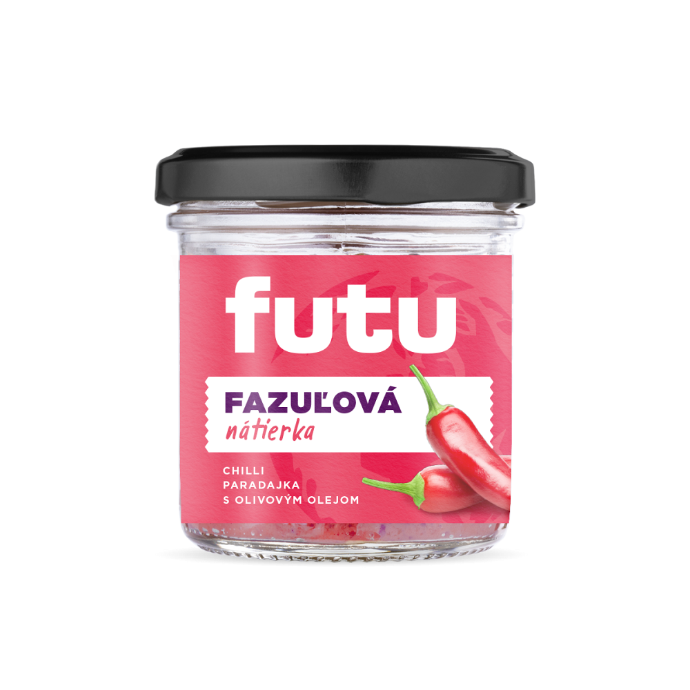 FUTU Fazuľová nátierka pikantná 140 g