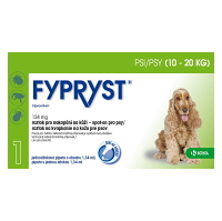 FYPRYST Spot-on pre psov 10-20 kg 1.34 ml 1 pipeta