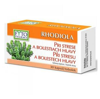 FYTOPHARMA Rhodiola kapsuly pri strese a bolestiach hlavy 30 kapsúl