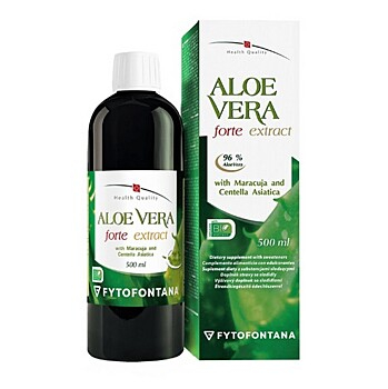 FYTOFONTANA Aloe vera extrakt forte 500 ml (Bylinné výživové doplnky)
