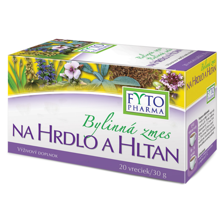 FYTO Bylinná zmes NA HRDLO A HLTAN, 20x1,5g kúpite na Mojalekaren.sk