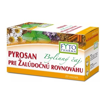 FYTOPHARMA Pyrosan bylinný čaj pre žalúdočnú rovnováhu 20 vrecúšok