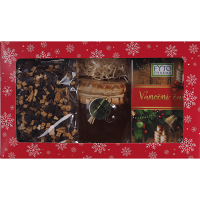 Darčeková kazeta Vianočný čaj sypaný + porciovaný + med zadarmo