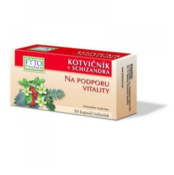 FYTOPHARMA Kotvičník + schizandra na podporu vitality 30 kapsúl