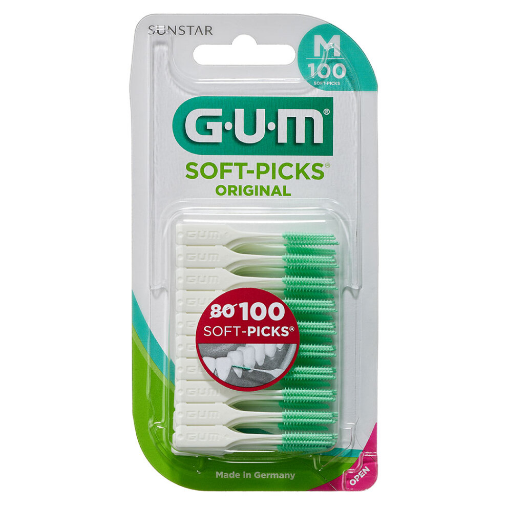 G.U.M Soft-Picks mezizubná kefka gumová M 100 kusov kúpite na Mojalekaren.sk