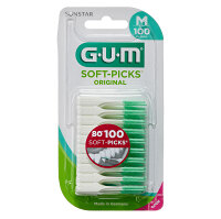 G.U.M Soft-Picks mezizubná kefka gumová M 100 kusov