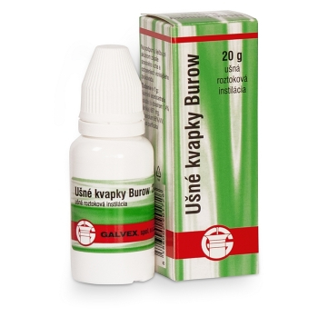 GALVEX BUROW ušné kvapky 20 g
