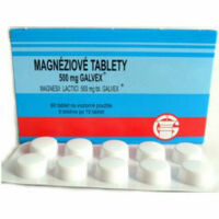 GALVEX Magneziové tablety 500 mg 80 tabliet