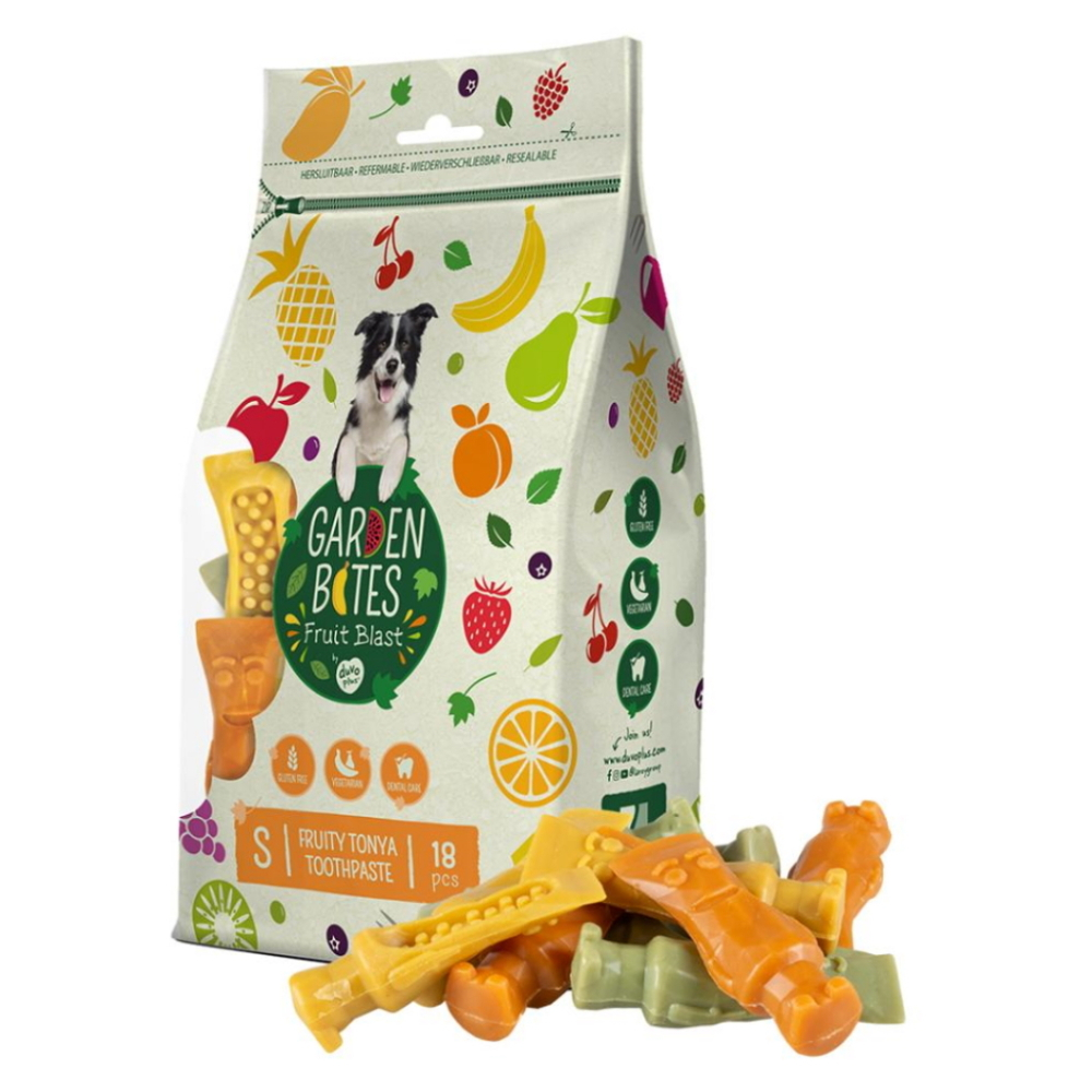 E-shop GARDEN BITES Fruity Tonya Toothpaste dentálne maškrty pre psov, Veľkosť: L