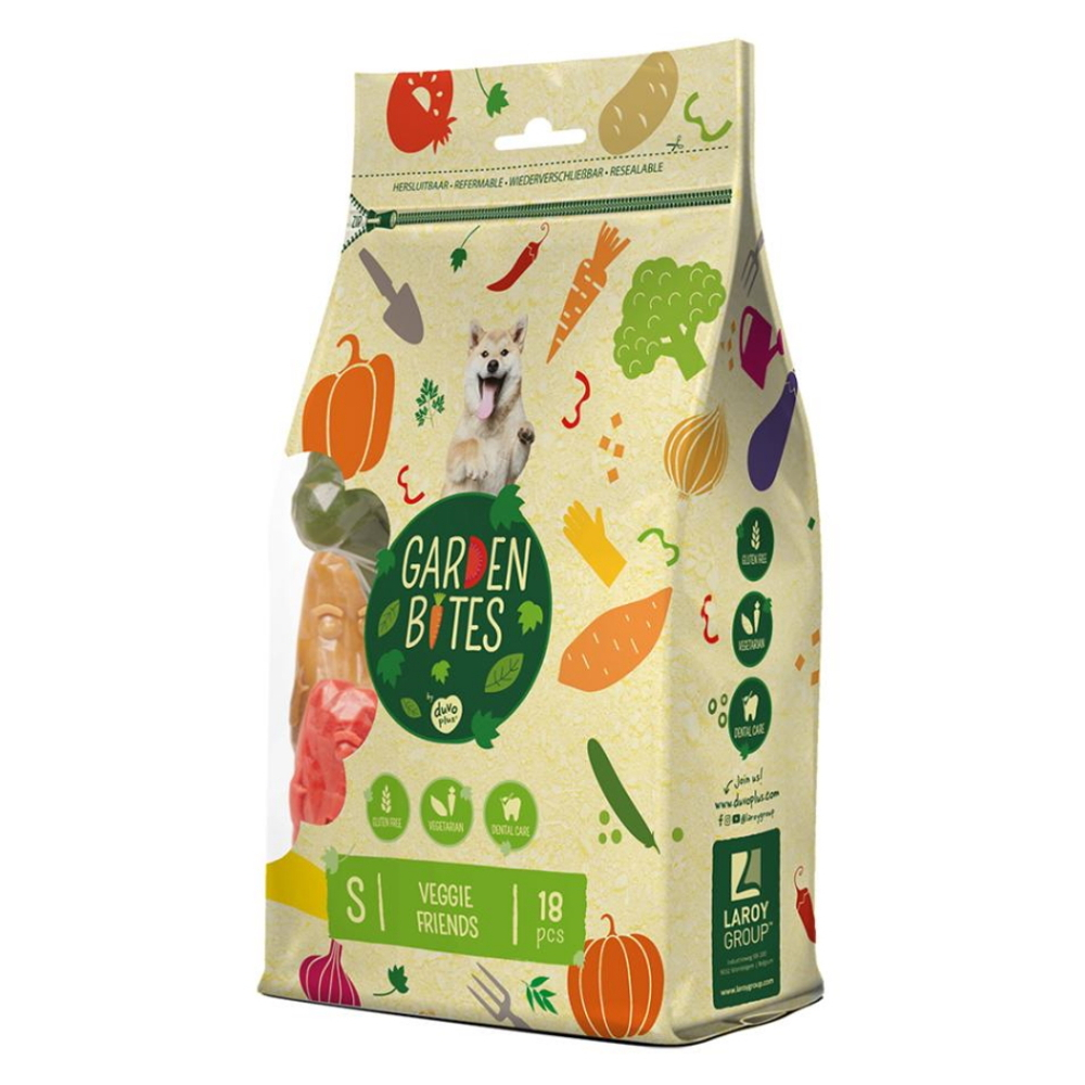 E-shop GARDEN BITES Veggie Friends dentálne maškrty pre psov, Veľkosť: S