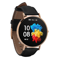 GARETT ELECTRONICS Smartwatch Verona zlatá čierny remienok chytré hodinky