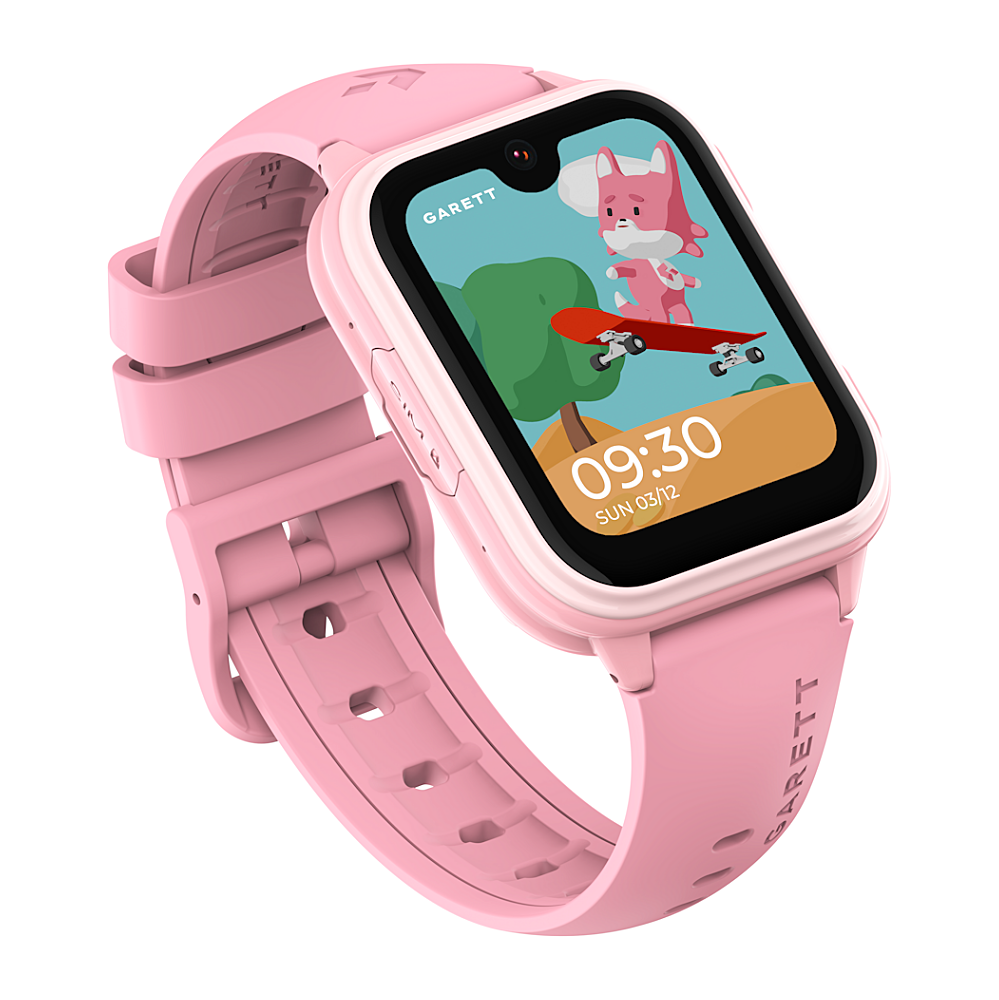 E-shop GARETT Smartwatch kids vibe 4G amoled pink inteligentné hodinky