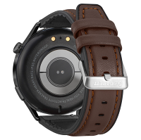 GARETT ELECTRONICS Smartwatch Men Elegance RT tmavo hnedá koža inteligentné hodinky