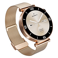 GARETT Smartwatch rose gold mesh steel inteligentné hodinky