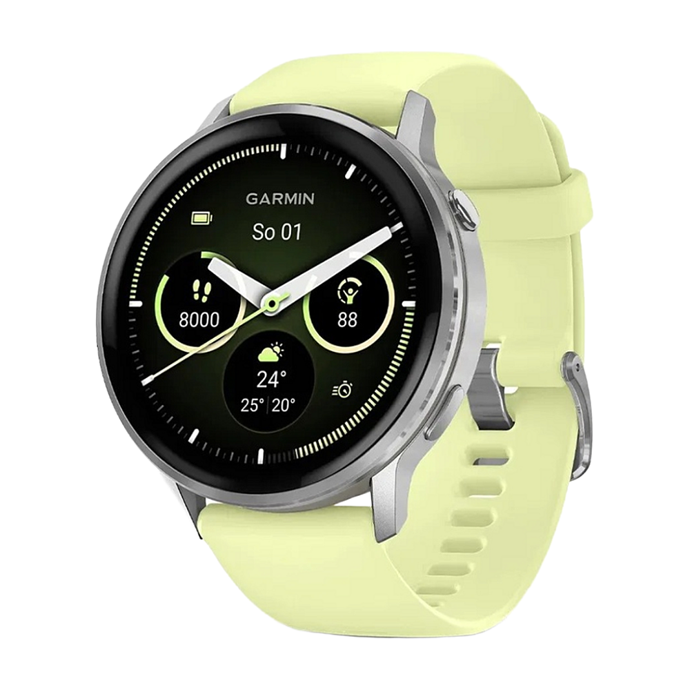 E-shop GARMIN Venu 4 - 45 mm Silver/Citron chytré hodinky