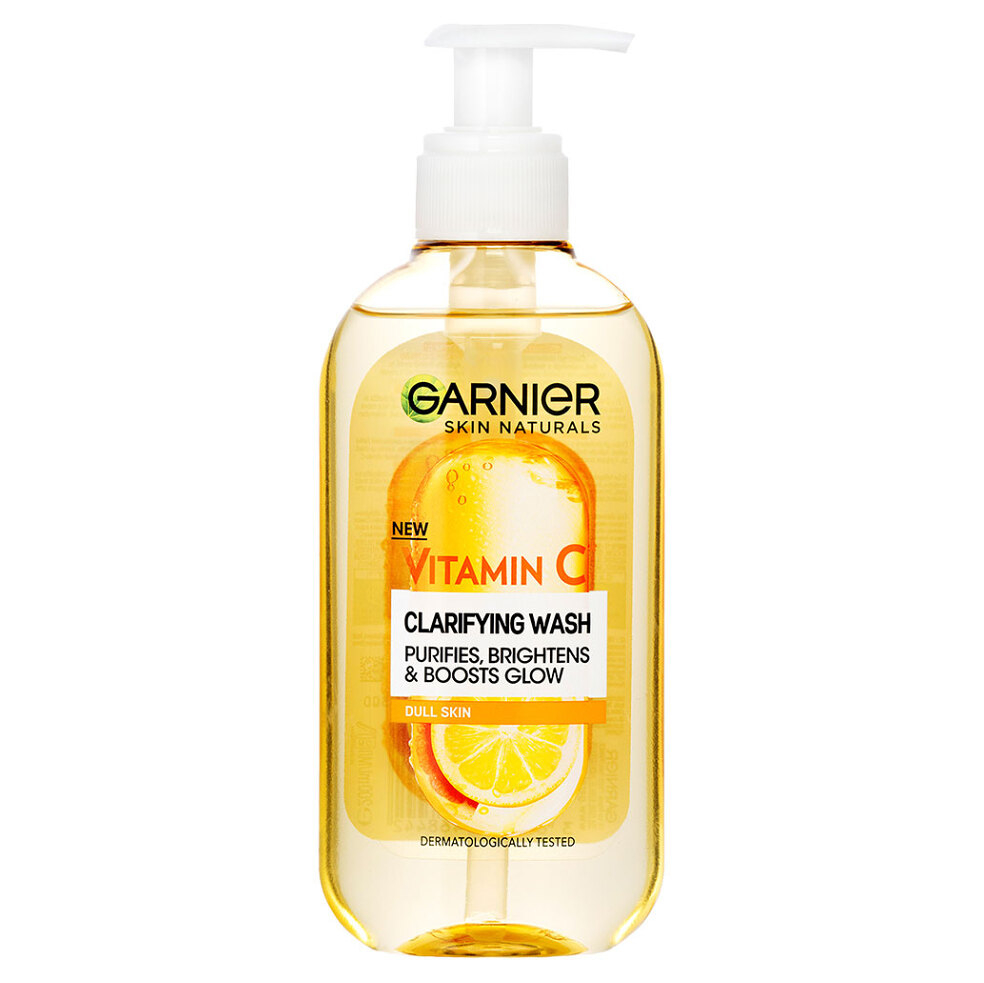 GARNIER Skin Naturals rozjasňujúci čistiaci gél s vitamínom C 200 ml