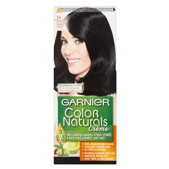 GARNIER Color Naturals farby na vlasy odtieň 1+ ultra čierna