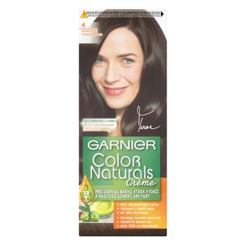 GARNIER Color Naturals farby na vlasy odtieň 4 stredne hnedá