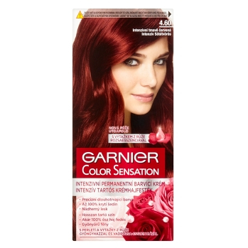 GARNIER Color Sensitive farby na vlasy odtieň 4.60 rubínovo červená