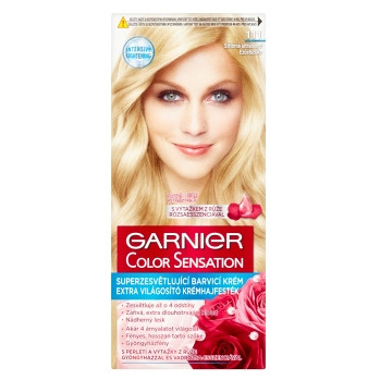 GARNIER Color Sensitive farby na vlasy odtieň 111 super svetlá popolavá blond