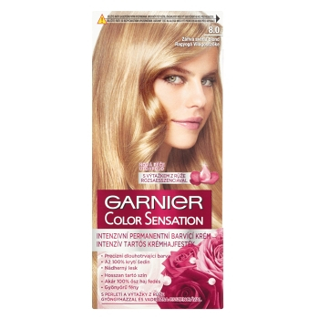 GARNIER Color Sensitive farby na vlasy odtieň 8.0 svetlá blond