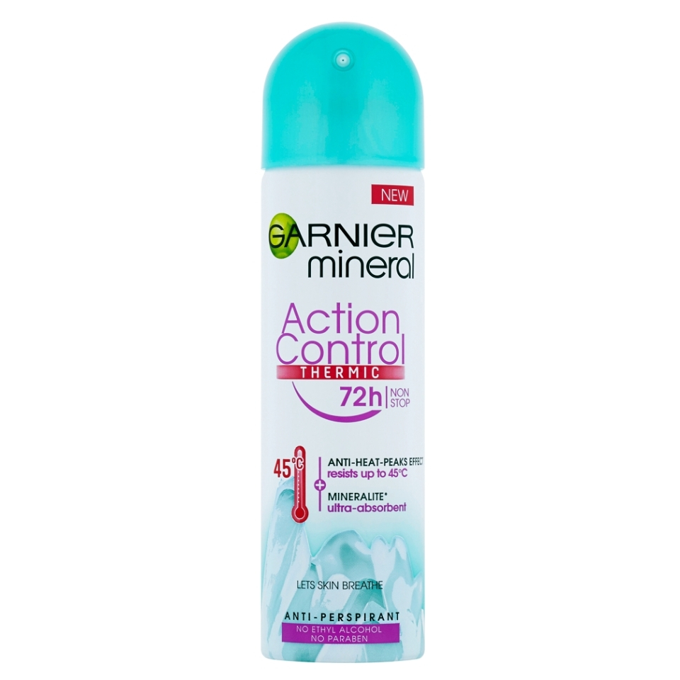 GARNIER Mineral Action Control Thermo Protect 72h Spray Minerálny antiperspirant 150 ml kúpite na Mojalekaren.sk