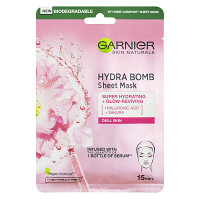 GARNIER Skin Naturals Hydra Bomb Textilná maska ​​Sakura 28 g