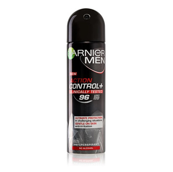 GARNIER Men Antiperspirant Action Control+ Clinically Tested 150 ml (Telové spreje) - Telové
