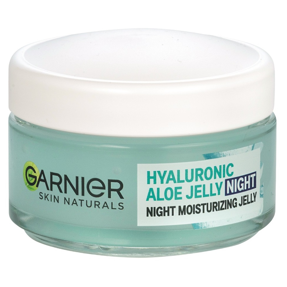 GARNIER Skin Naturals Hyaluronic Aloe Jelly Nočný hydratačný gélový krém 50 ml
