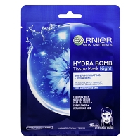 GARNIER Skin Naturals Hydra Bomb Textilná maska nočná 28 g