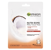 GARNIER Skin Naturals Nutri Bomb Textilná maska s kokosovým mliekom 28 g