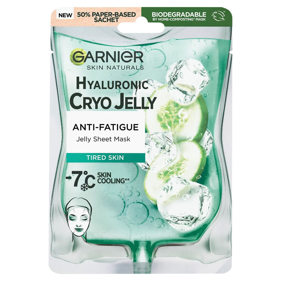 GARNIER Skin Naturals Textilná maska s chladivým efektom Cryo Jelly 27 g