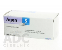 Príbalový leták - AGEN 5 tbl 5 mg 1x90 ks - MojaLekáreň.sk
