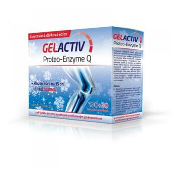 GELACTIV Proteo-Enzyme Q vianočné balenie 130+30 tabliet ZADARMO