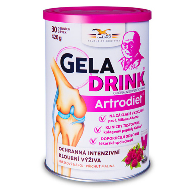 E-shop GELADRINK Artrodiet nápoj malina 420 g