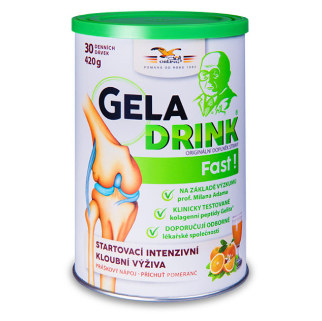 GELADRINK Fast nápoj pomaranč 420 g
