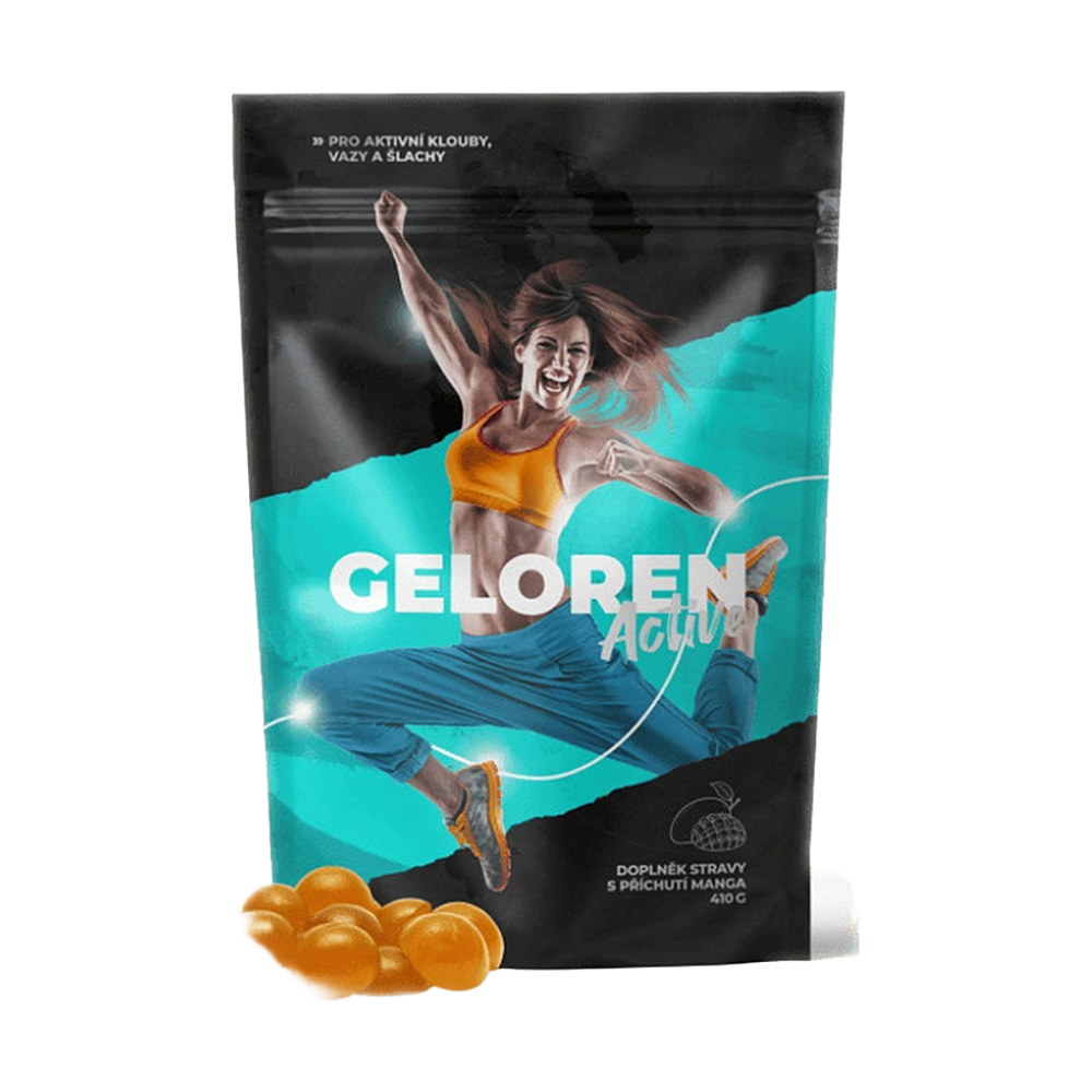 E-shop GELOREN Active príchuť mango 90 želé tabliet