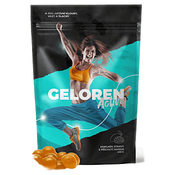 GELOREN Active príchuť mango 90 želé tabliet (Doplnky stravy na kĺby) - Viaczložkové