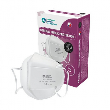 GENERAL PUBLIC PROTECTION FFP2 NR 5 kusov Jednorazový ochranný respirátor