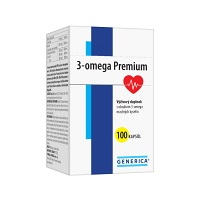 GENERICA 3-omega Premium 100 kapsúl