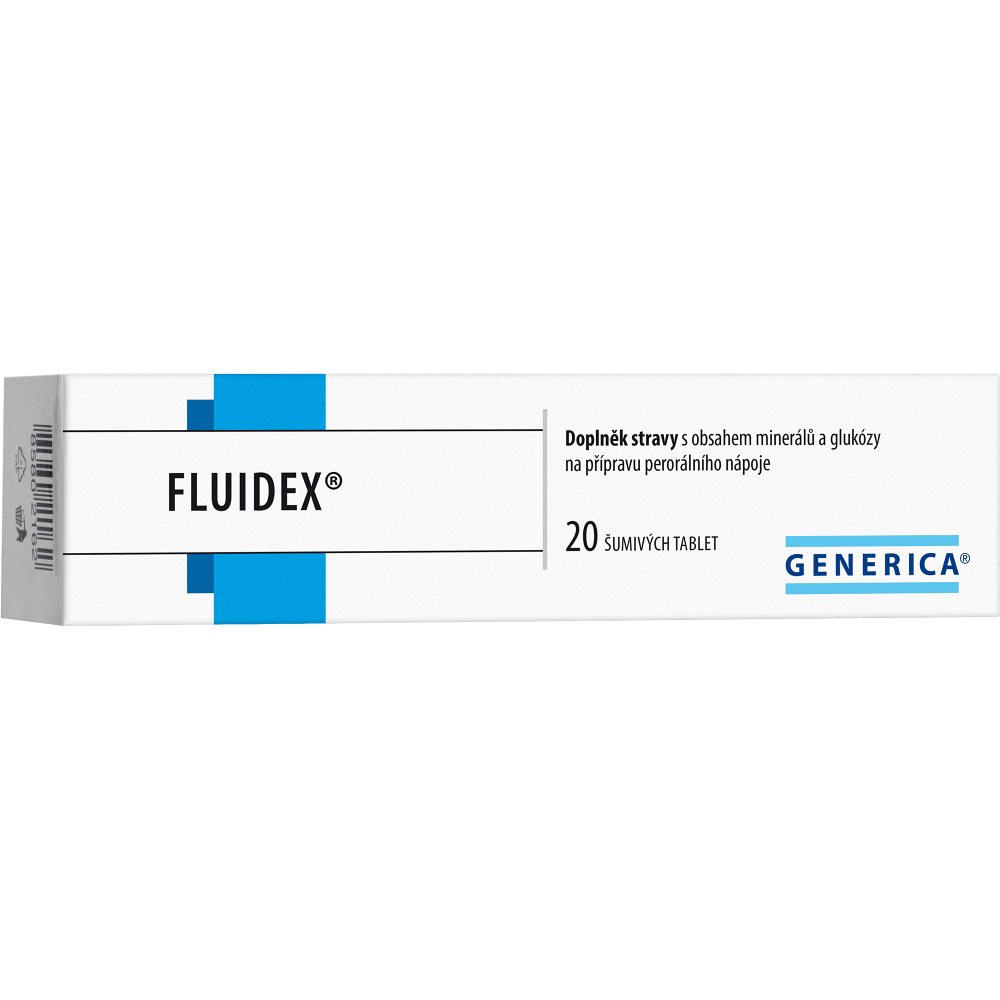 Generica Fluidex šumivé tablety s elektrolytmi 20 tbl kúpite na Mojalekaren.sk