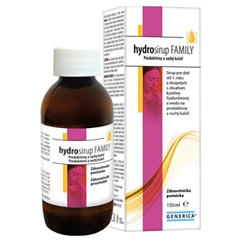GENERICA Hydrosirup family 150 ml (Na suchý kašeľ)