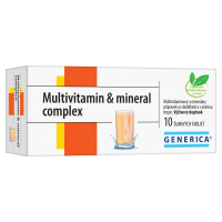 GENERICA Multivitamin & mineral complex 10 šumivých tabliet