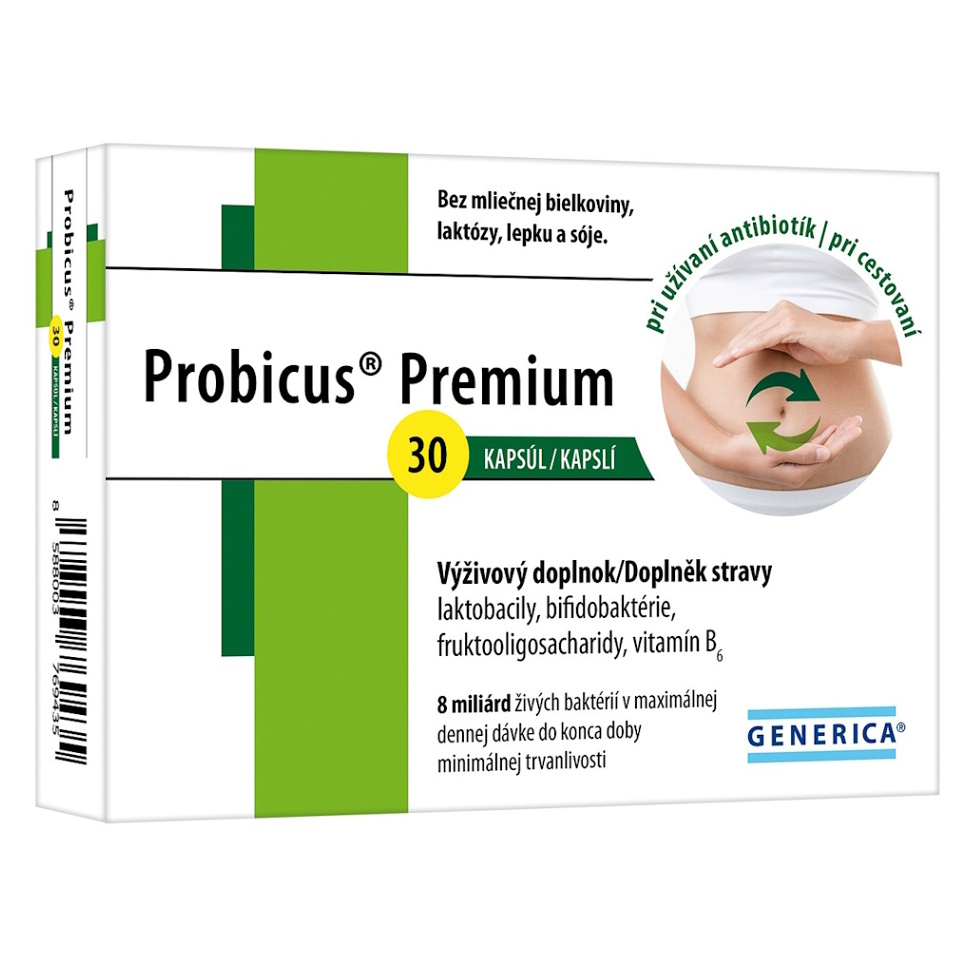 GENERICA Probicus Premium 30 kapsúl kúpite na Mojalekaren.sk