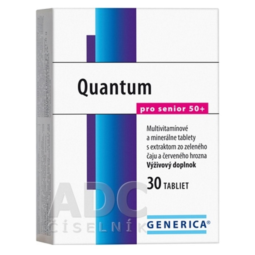 Generica Quantum 50 plus pro senior 30tbl kúpite na Mojalekaren.sk