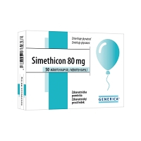 GENERICA Simethicon 80 mg 50 mäkkých kapsúl