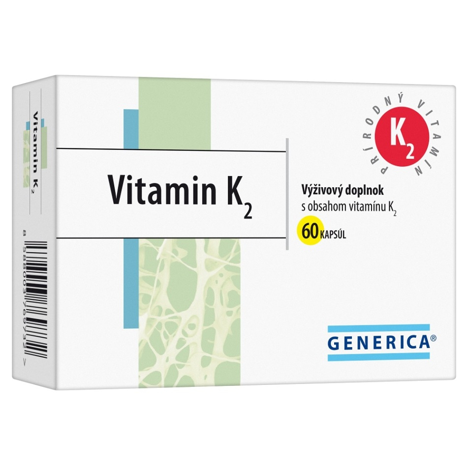 GENERICA Vitamin K2 60 kapsúl kúpite na Mojalekaren.sk