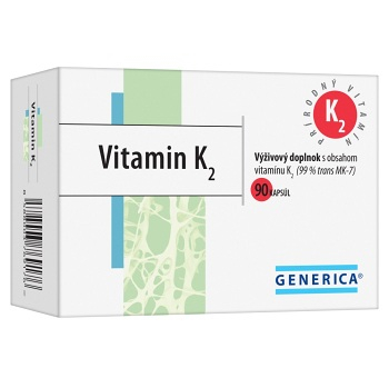 GENERICA Vitamin K2 90 kapsúl