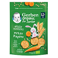 GERBER Krekry s mrkvou 12m+ BIO 100g