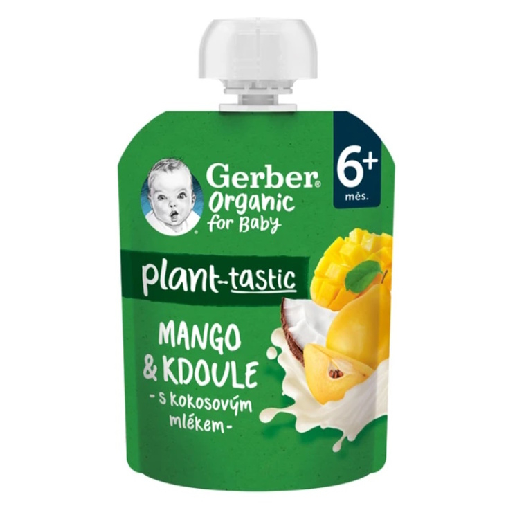 GERBER Vrecko mango a dule s kokosovým mliekom BIO 80 g kúpite na Mojalekaren.sk